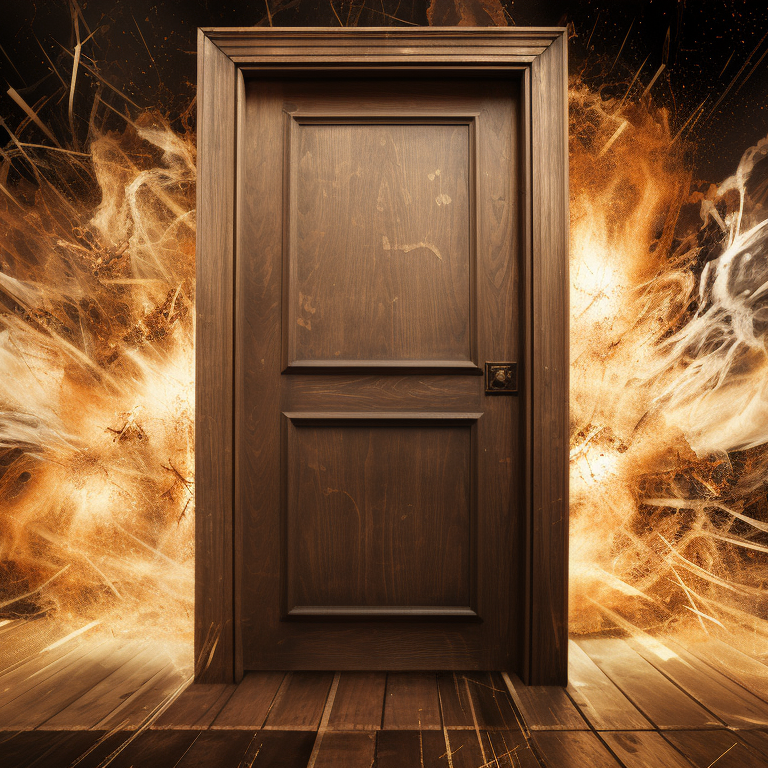 door slamming sound effects album art